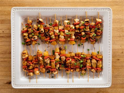 Chicken tacos from pioneer woman reviewed. Ree's Mini Hawaiian Chicken Skewers | Food network recipes ...