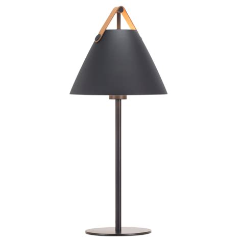 Rem Black And Strap Scandi Table Lamp Lightbox