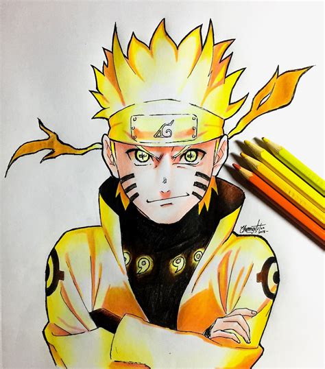 Modo Kurama Naruto Desenhos De Anime Naruto Desenho Desenhando Esboços