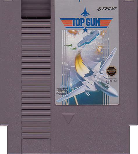 Top Gun Nintendo Nes Original Game For Sale Dkoldies
