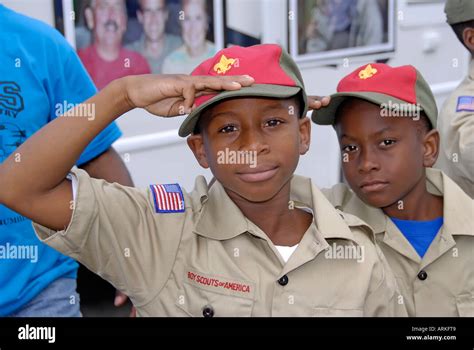 Cub Scout Salute Hi Res Stock Photography And Images Alamy
