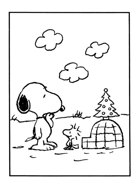 Snoopy Christmas Coloring Pages At GetColorings Com Free Printable