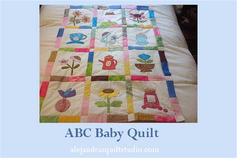 Abc Baby Quilt Pattern Alejandras Quilt Studio Quilting Studio