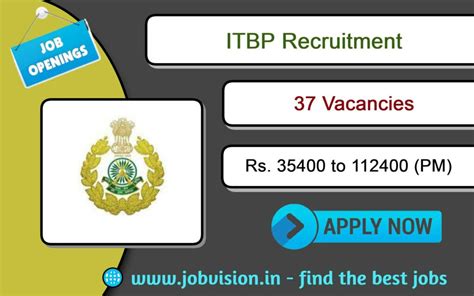 Itbp Recruitment Sub Inspector Posts Apply Now