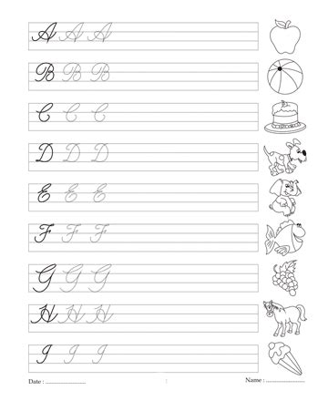 These printable cursive alphabet tracing worksheets are great for kindergarten, first, second, and third grade. NEW 225 FIRST GRADE CURSIVE WRITING WORKSHEETS ...