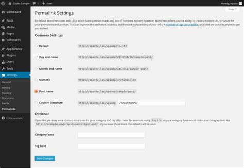 Plugins Add A Custom Permalink Option In The Permalink Admin Screen