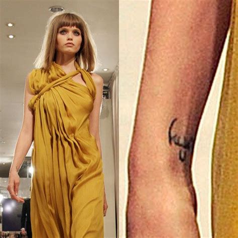 Abbey Lee Kershaws 4 Tattoos And Meanings Steal Her Style