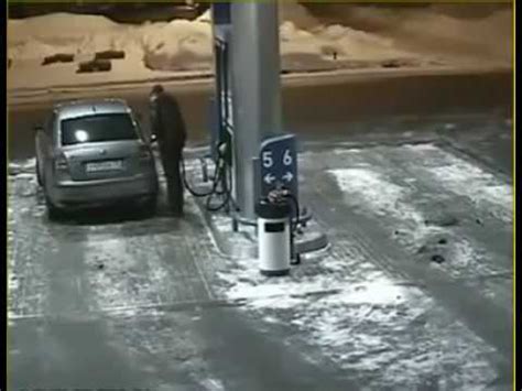 Fire Extinguisher Gone Wrong During Fuel Pump Fire Youtube