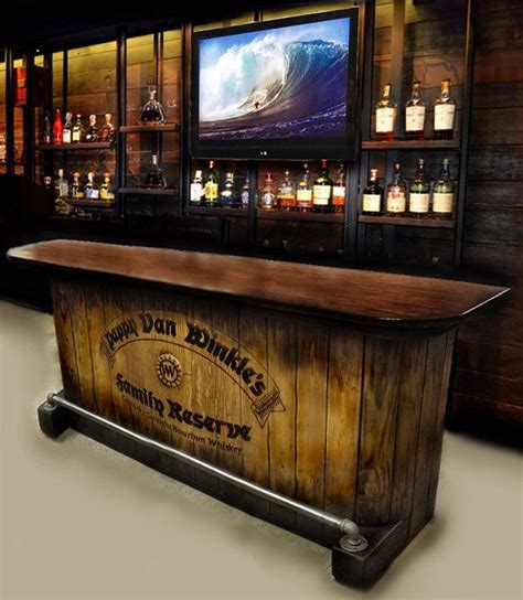 Sold Out Home Bar Custom Hand Built Rustic Whiskey Pub Man