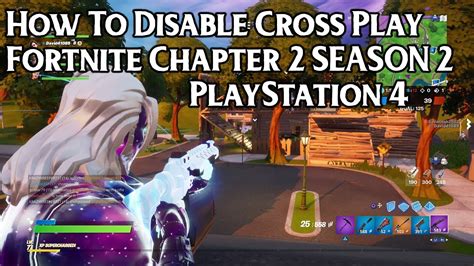 How To Disable Cross Play Fortnite Chapter 2 Season 2 Playstation 4