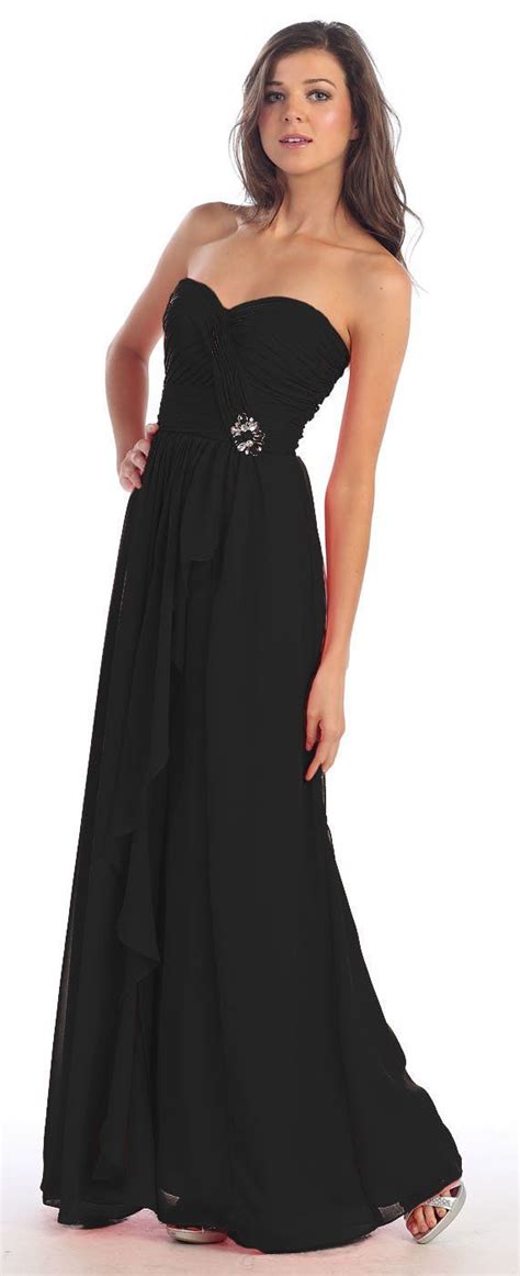 Black Bridesmaid Dress Bridesmaid Dresses Plus Size