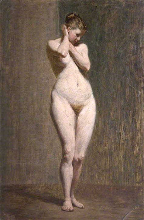 Standing Female Nude Painting John Robertson Reid Oil Paintings