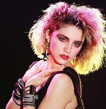 Madonna 80s makeup inspired many girls and young women to adopt a specific look: Dancing w stylu lat 80-tych | Radio Sfera UMK