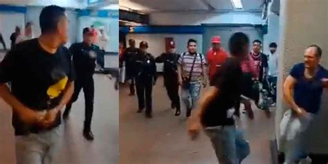 VIDEO Se Arma Pelea Campal En El Metro De La CDMX LodeHoy