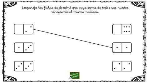 Cálculo mental con fichas de dominó Sumas