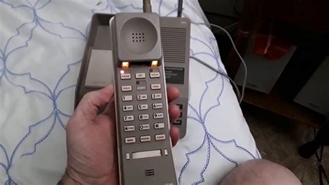 Cool Vintage Atandt Cordless Phone 5500 From 1993 Youtube
