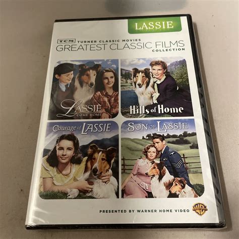 tcm greatest classic films collection lassie 4 movie dvd set new 883929162574 ebay