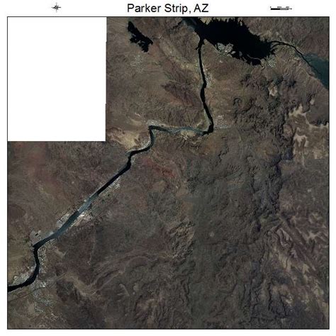Aerial Photography Map Of Parker Strip Az Arizona
