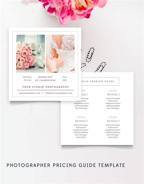 Wedding Photographer Marketing Set Photo Business Cards Etsy