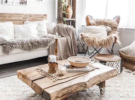 Boho Rustic Living Room A Modern Combination Of Styles That Creates A