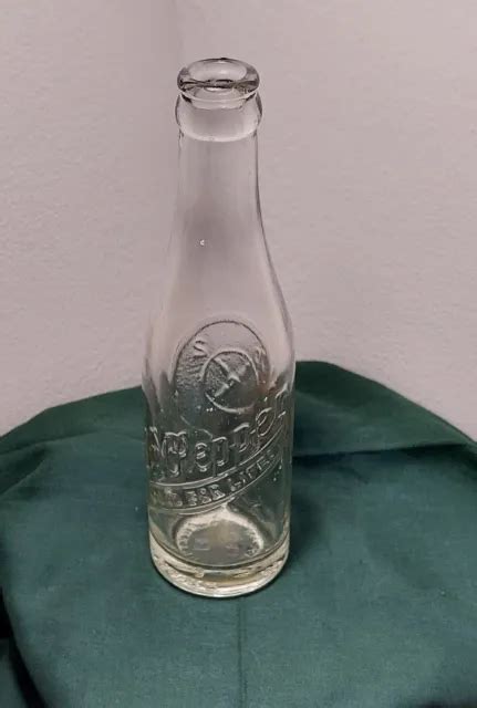 Vintage Dr Pepper Embossed Glass Bottle Rare Clarksburg W Va 2650