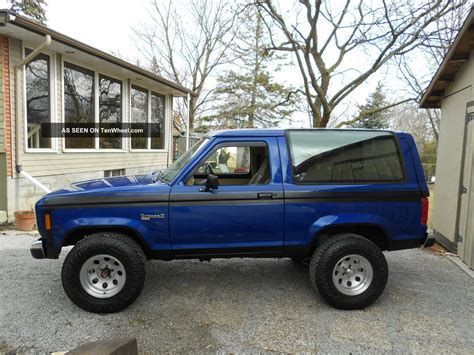 1986 Ford Bronco Ii Information And Photos Momentcar