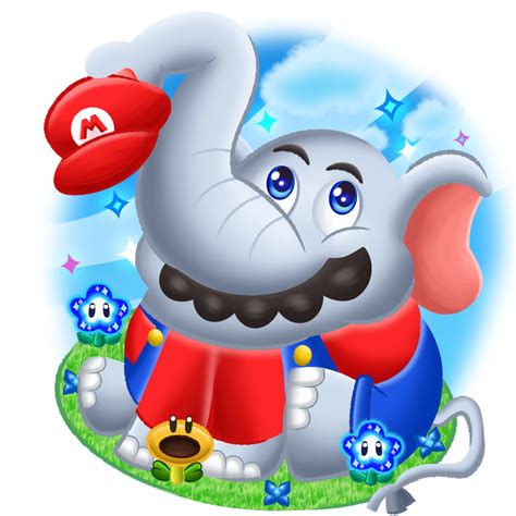 Elephant Mario By Orangesyum88 On Deviantart