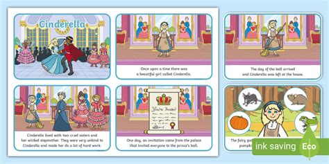 The Story Of Cinderella Cinderella Story Sequencing