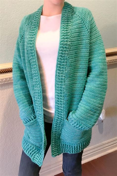 Montana Cardigan Crochet Pattern By Brechelle Etsy Crochet Cardigan Pattern Sweater Crochet