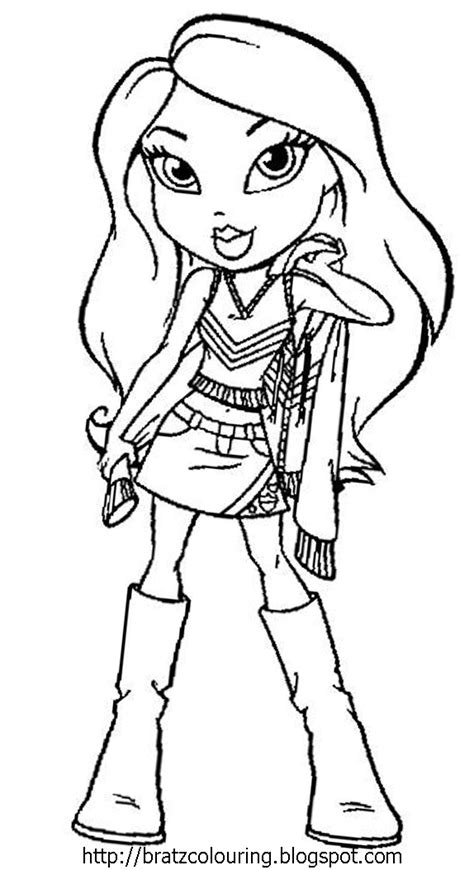 Bratz Coloring Pages Collections Free Printable Coloring