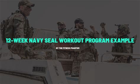 12 Week Navy Seal Workout Plan With Pdf The Fitness Phantom