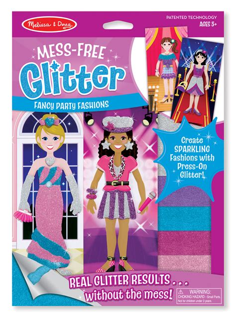 Mess Free Glitter Fancy Party Fashions Toys For 8 Years And Older