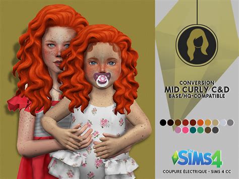 Mid Curly Cats And Dog Redheadsims Cc