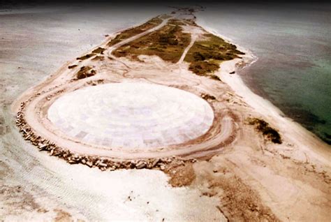 On A Pacific Island A Nuclear Dome Left Behind By The Us Begins To