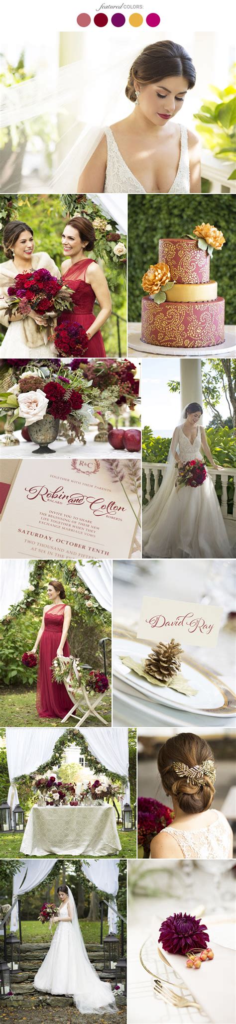 Fall Wedding Colors 25 Combinations Youll Love Page 2