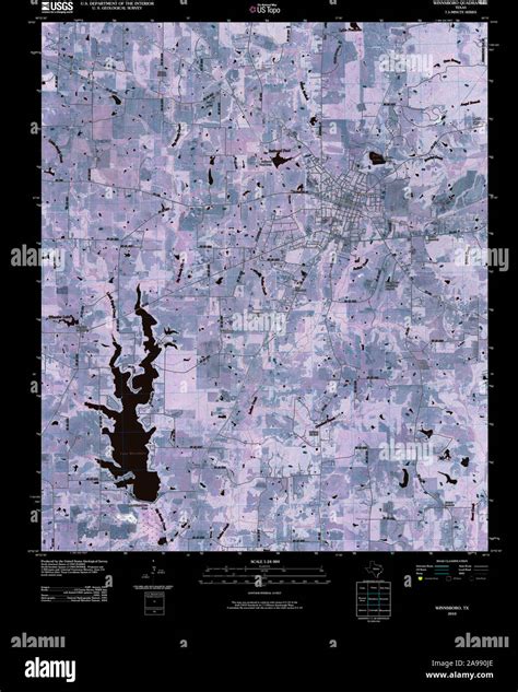 Map Of Winnsboro Hi Res Stock Photography And Images Alamy