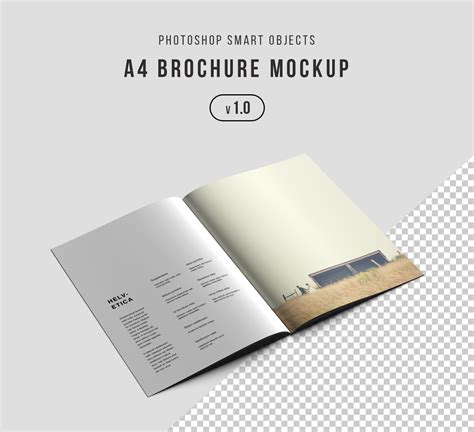 Rendered in the a4 format, it is compatible with us letters as well. Photoshop A4 Brochure Mockup .PSD