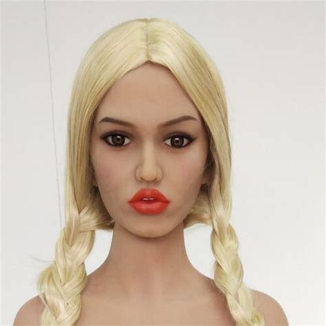 Realistic Sex Doll Head Tpe Lifelike Oral Sex Thick Lips Love Toy Heads
