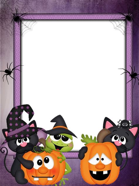 Halloween Frame Png Tarjetas De Halloween Plantillas De Halloween