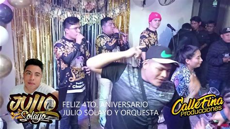Mix Celeste Julio Solayo Y Orquesta Feliz 4to Aniversario