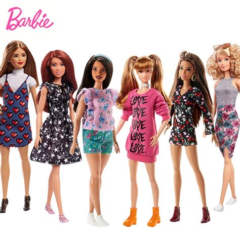 Original Barbie Dolls Brand Assortment Fashionista Girls Fashion Style