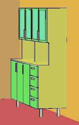 66008 3d models found related to kitchen cabinet cad. Kitchen Cabinet 3D DWG Model for AutoCAD • Designs CAD
