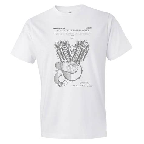 See more ideas about harley davidson t shirts, vintage harley davidson, harley davidson. Harley Motorcycle Engine Patent T Shirt - Patent Shirt ...