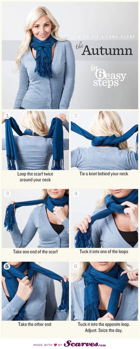 10 Stylish And Simple Ways To Tie A Scarf That You Should Know All For Fashion Design