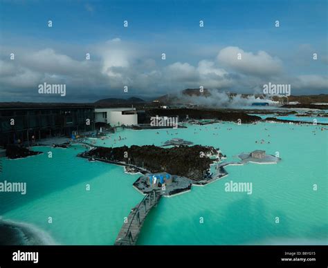Blue Lagoon Geothermal Spa Iceland Stock Photo Alamy