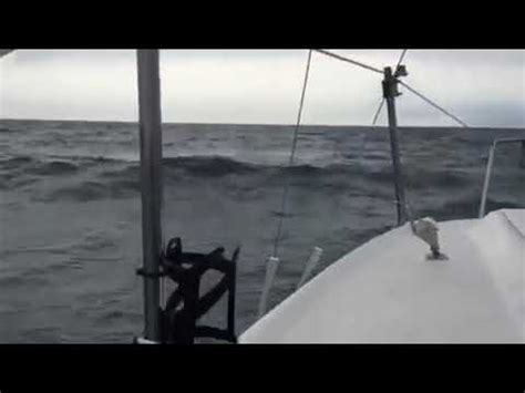 19 Sailboat In Rough Seas YouTube