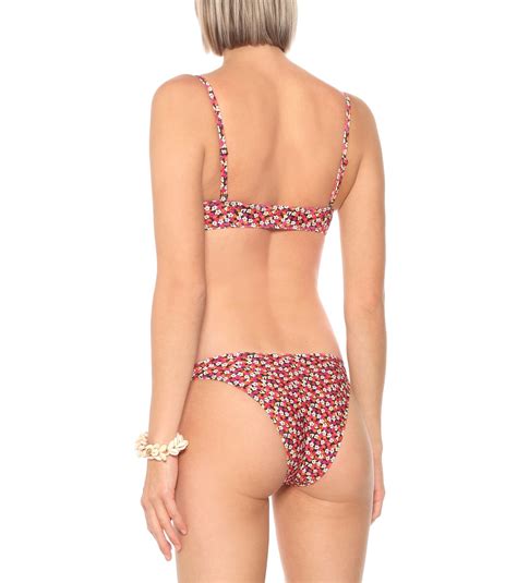 Solid Striped The Elsa Floral Bikini Bottoms Solid And Striped
