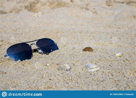Sunglasses In The Sand Stock Photo Image Of Romantic 154012084
