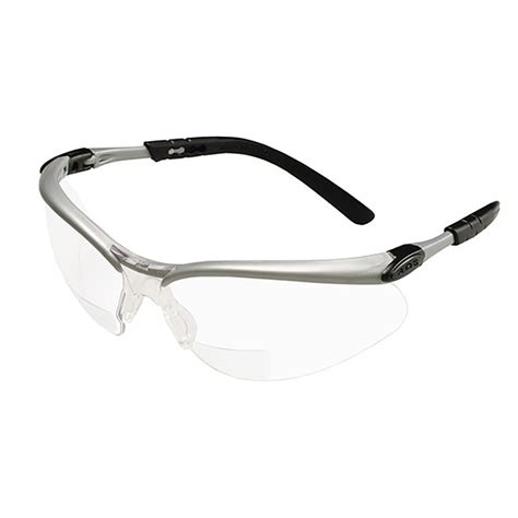 3m bx bifocal safety glasses with clear anti fog lens ebay