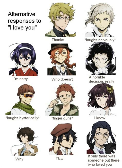 Bungou Stray Dogs Memes Number 2 In 2021 Stray Dogs Anime Bungou